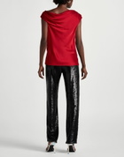 Lauren Ralph Lauren Womens Top Brick