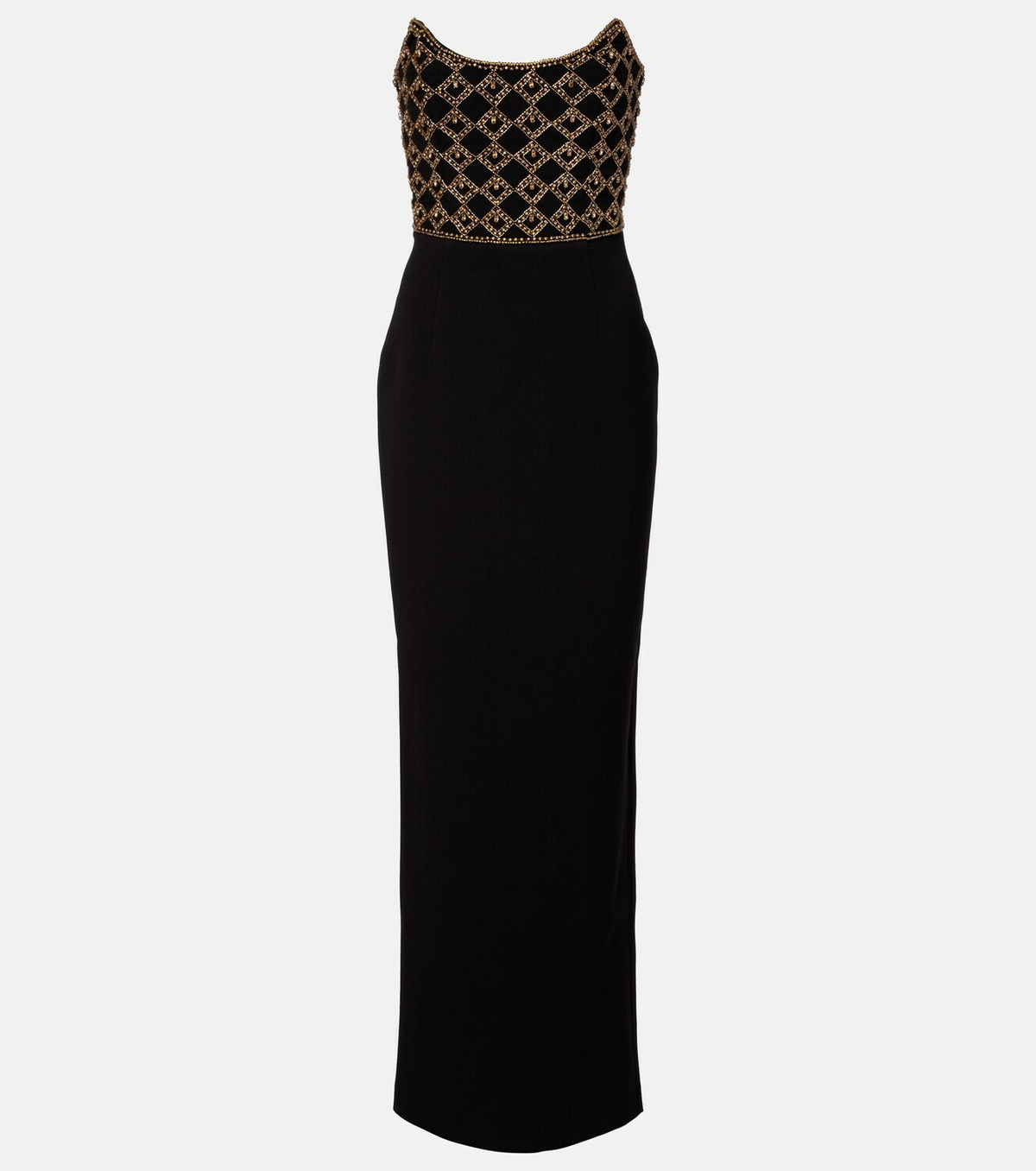 Rebecca Vallance Vesper embellished corset gown