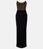 Rebecca Vallance Vesper embellished corset gown