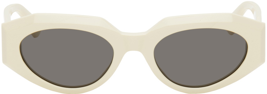 Bottega Veneta Beige Facet Sunglasses Bottega Veneta