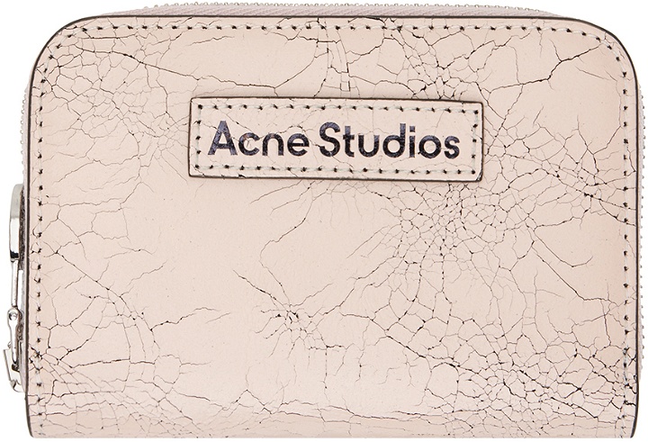 Photo: Acne Studios Pink Leather Zip Wallet