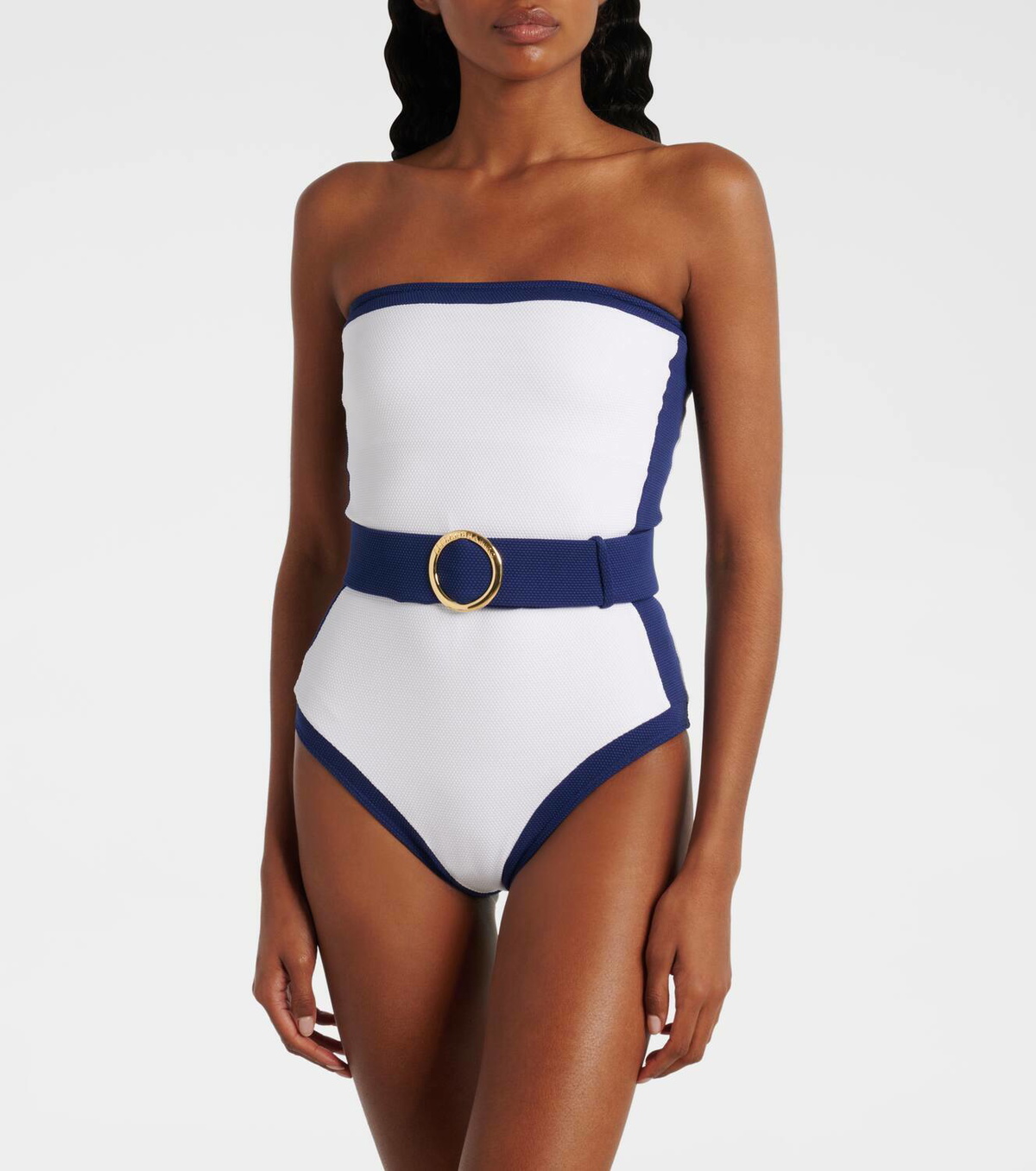 Alexandra Miro Whitney belted swimsuit