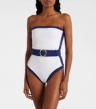Alexandra Miro Whitney belted swimsuit