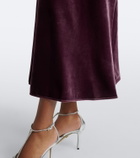 Elie Saab Velvet midi dress