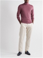 Richard James - Slim-Fit Merino Wool Rollneck Sweater - Pink