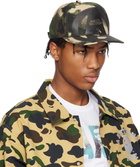 BAPE Green & Beige Map Camo Cap