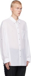 GmbH White Oversized Shirt