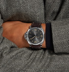 Panerai - Luminar Due Automatic 45mm Stainless Steel and Alligator Watch - Gray