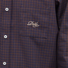 Drole de Monsieur Men's Drôle de Monsieur Logo Stripe Shirt in Brown