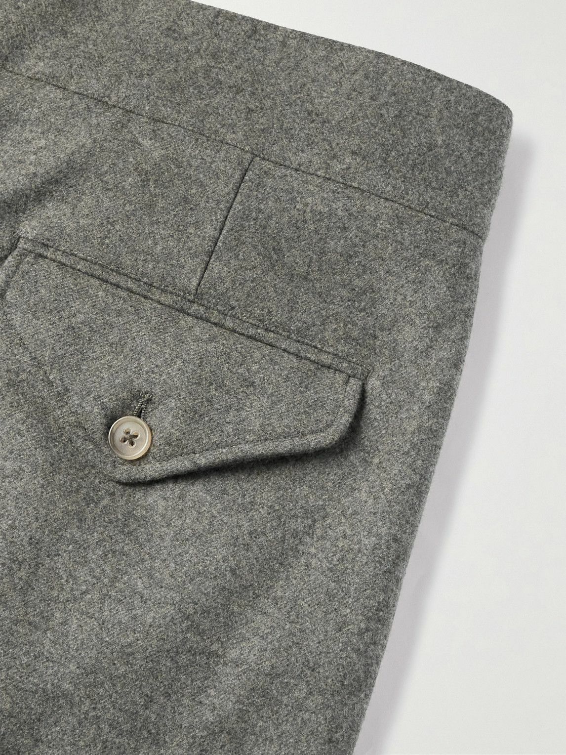 Ralph Lauren Purple label - Straight-Leg Wool-Flannel
