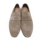 Dunhill Beige Suede Soft Chiltern Loafers