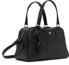 Courrèges Black AC Stud Leather Bowling Bag