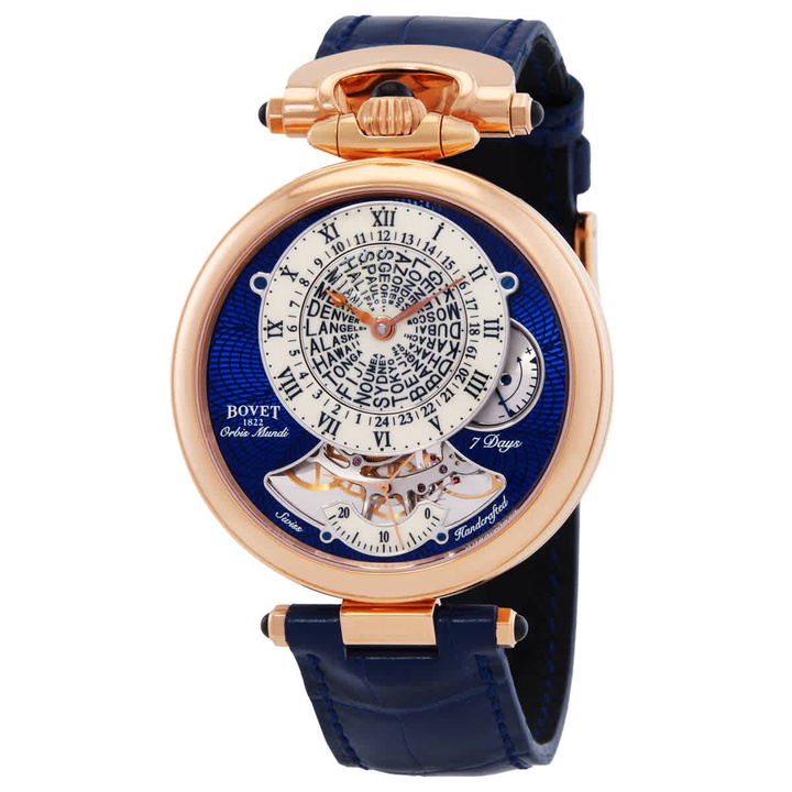 Photo: Bovet Orbis Mundi Hand Wind Mens Watch NTHU022