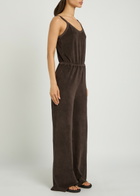 Suzie Kondi Elma Terry Jumpsuit Brown