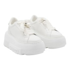 Casadei White Leather Nexus Sneakers