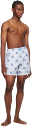 Burberry Navy EKD Swim Shorts