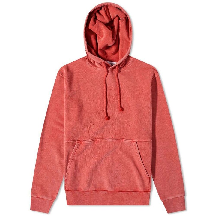 Photo: JW Anderson Men's JWA Embroidered Hoody in Red