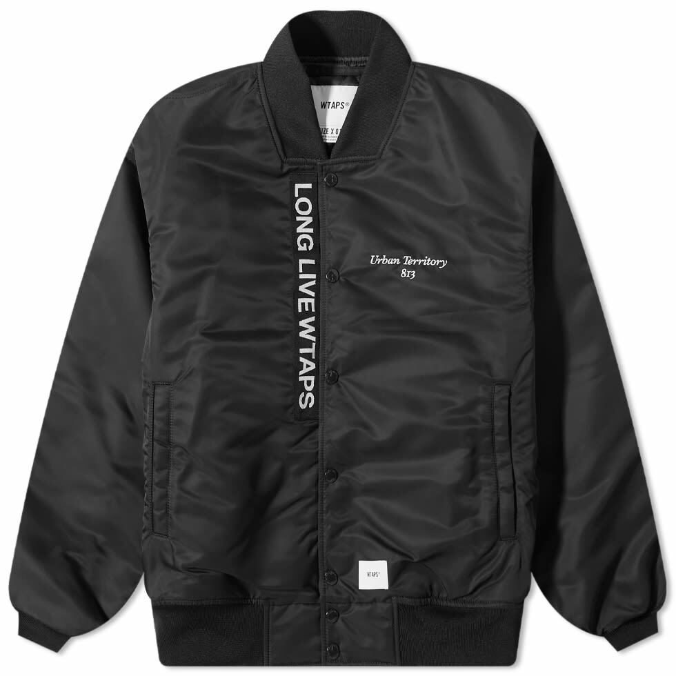 WTAPS Men's Team Nylon Jacket in Black WTAPS