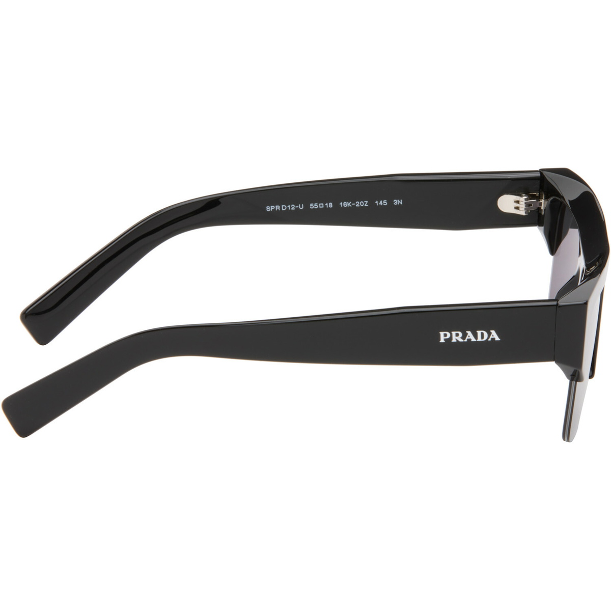 Prada Eyewear Black Square Sunglasses