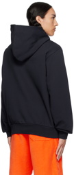 Marni Navy Printed Hoodie