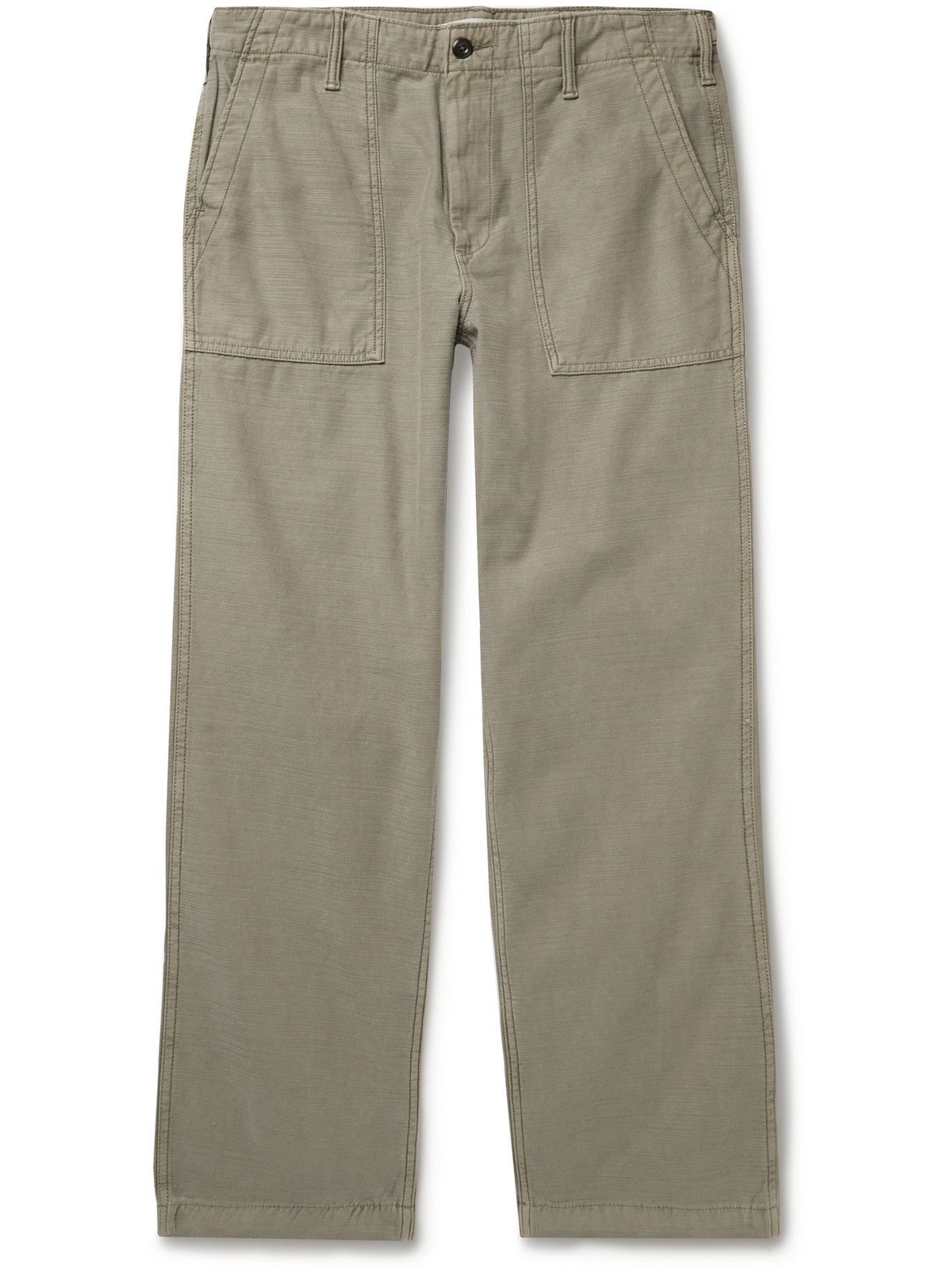 OUTERKNOWN - Voyager Utility Slub Organic Cotton Trousers - Green