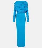 Entire Studios Bound knitted cotton-blend midi dress