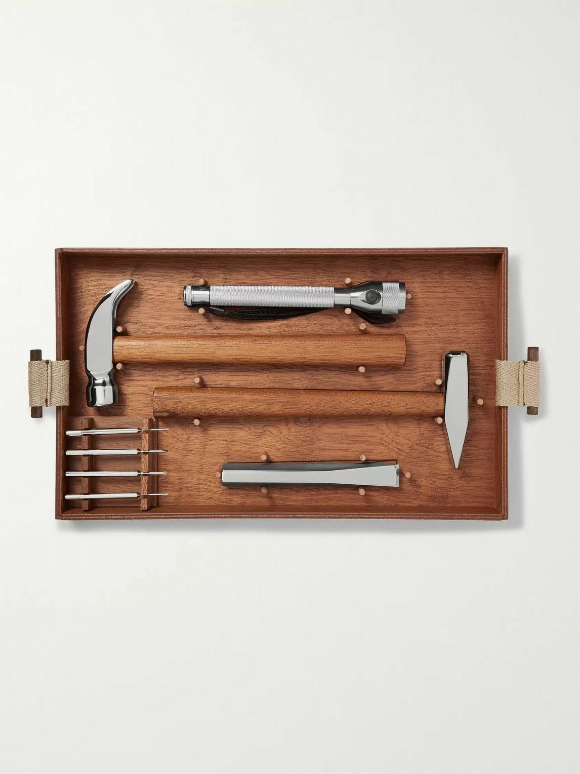 Lorenzi Milano - Tool Kit with Mahogany Wood Box
