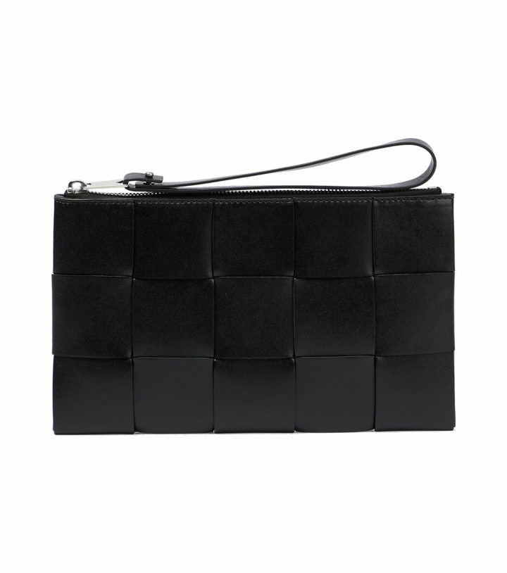 Photo: Bottega Veneta - Intreccio Small leather pouch