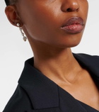 McQueen Crystal-embellished drop earrings