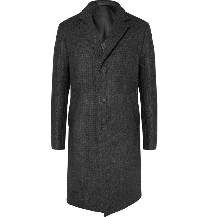 Photo: Officine Generale - Slim-Fit Wool Overcoat - Men - Dark gray