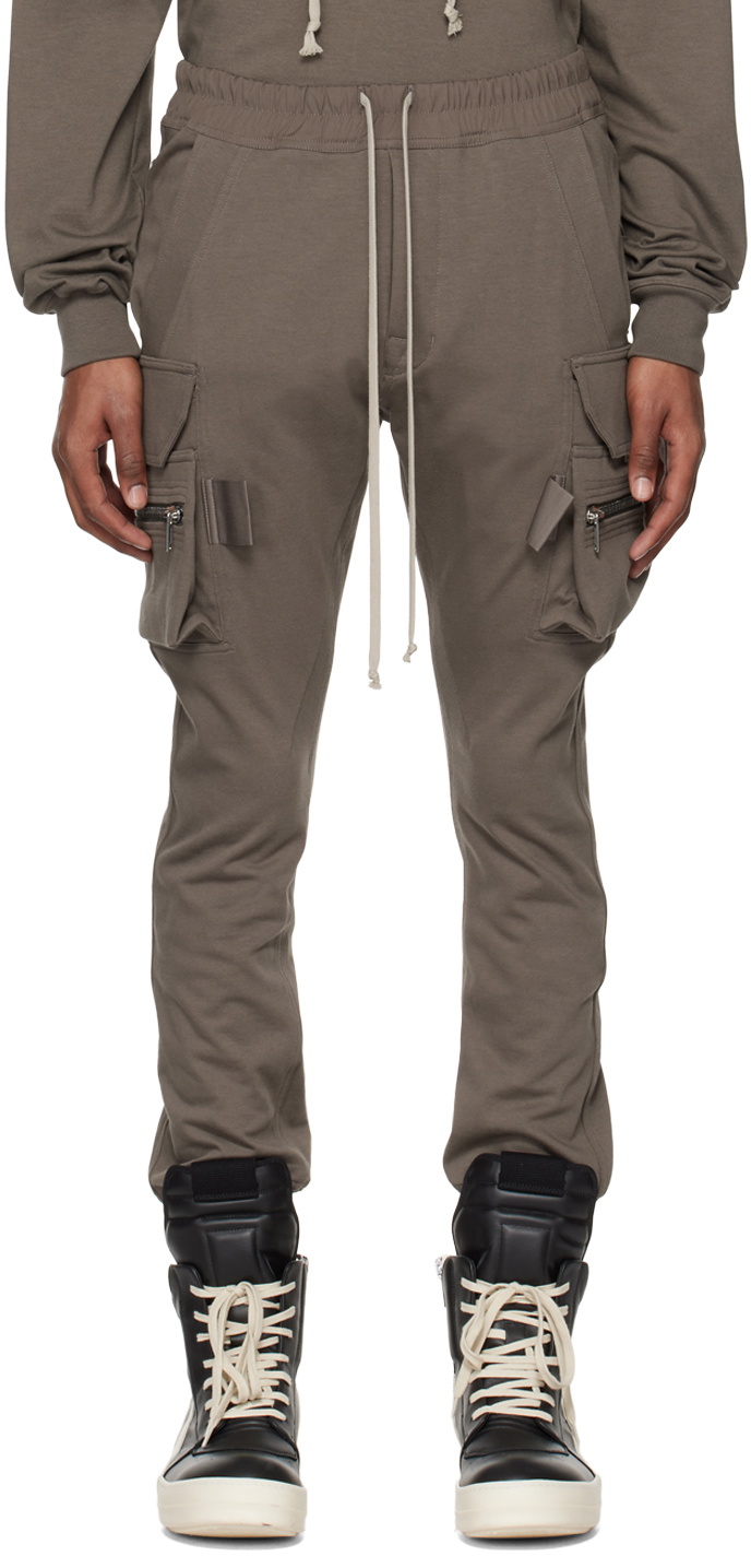 Rick Owens Gray Mastodon Cargo Pants Rick Owens