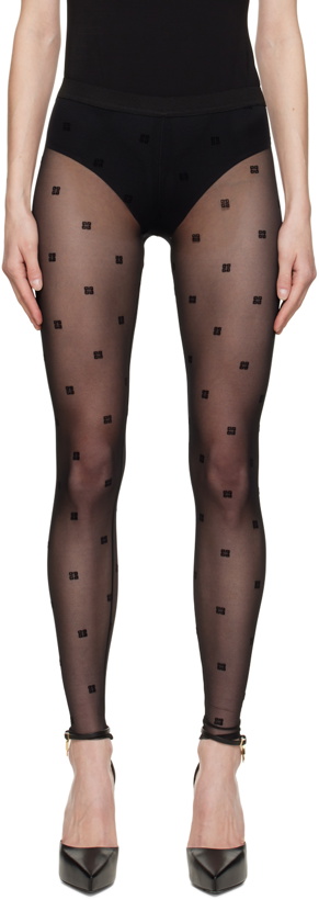 Photo: Givenchy Black Sheer Leggings