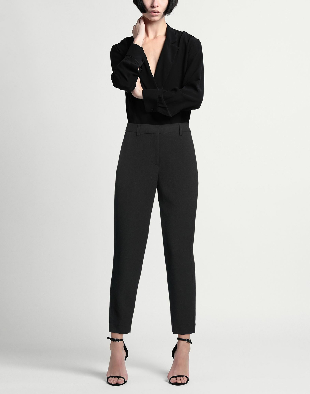 Alessia Santi Womens Pants in Black