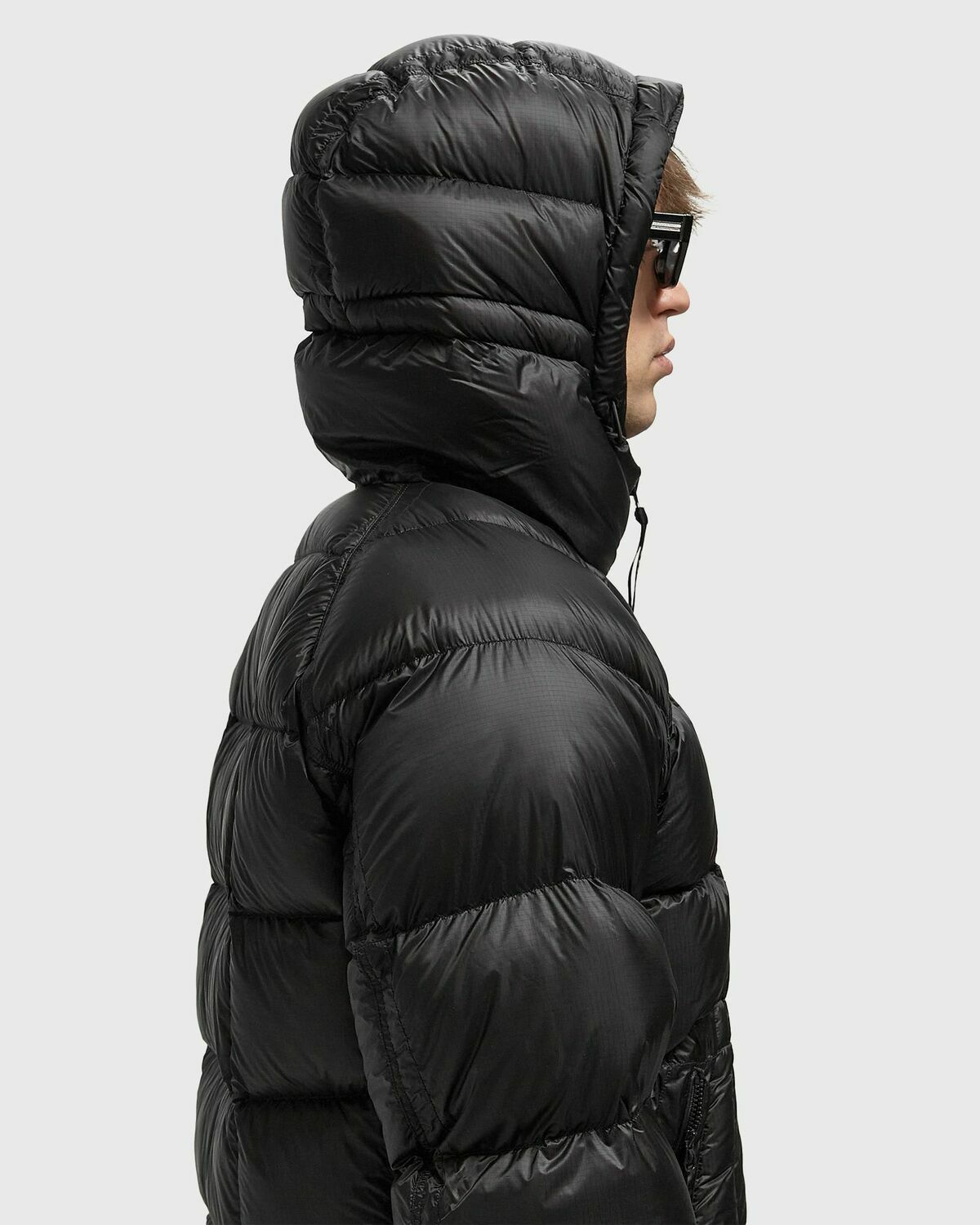 C.P. Company D.D. Shell Hooded Down Jacket Black Mens Down & Puffer Jacket