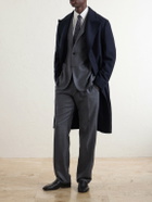 Boglioli - Straight-Leg Herringbone Virgin Wool Suit Trousers - Gray