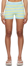 Gimaguas SSENSE Exclusive Blue & Yellow Été Shorts