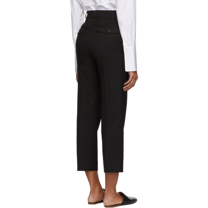 Ports 1961 Black Cropped Trousers