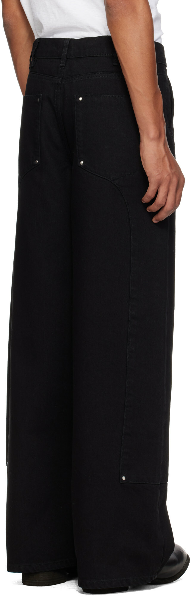 HELIOT EMIL Black Lorica Jeans