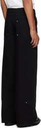HELIOT EMIL Black Lorica Jeans