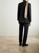 TOM FORD - Straight-Leg Cotton-Drill Trousers - Blue