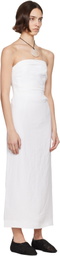 TOVE White Sabella Midi Dress