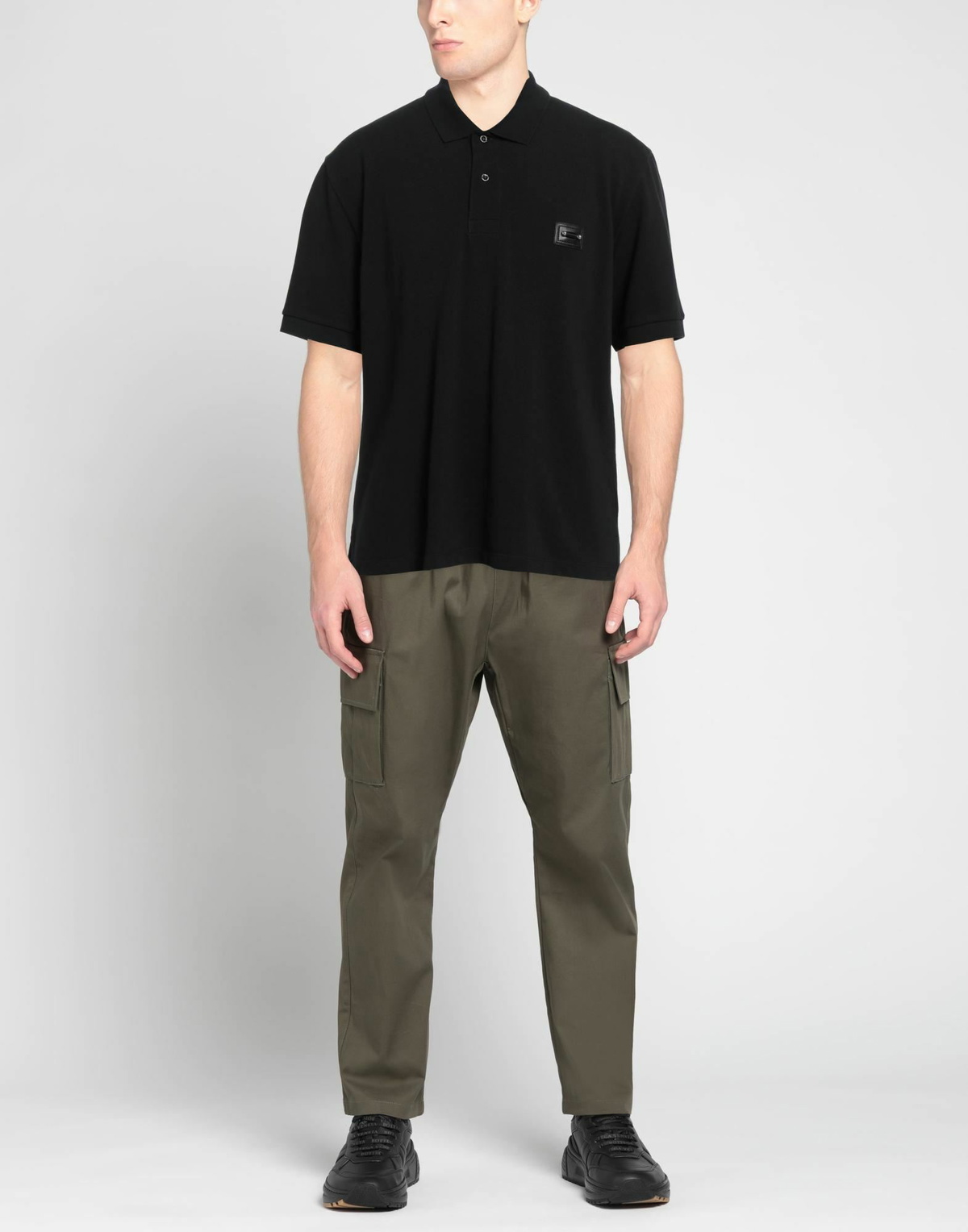 Neil Barrett Mens Polo shirt in Black