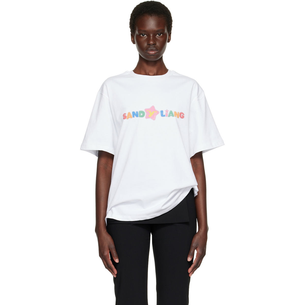 Sandy Liang White Toy T-shirt