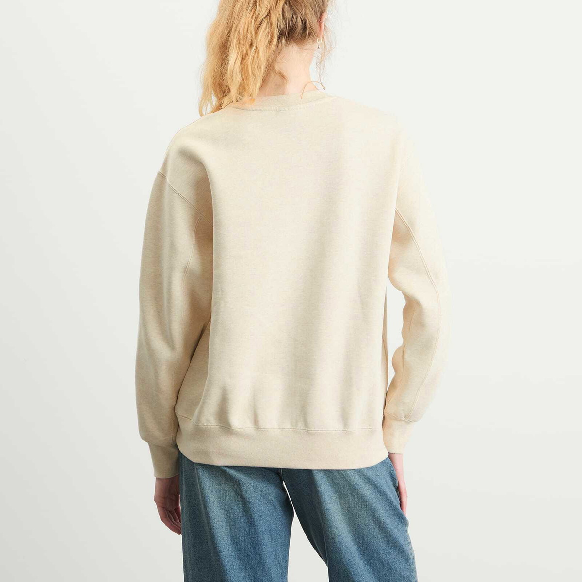 Air Jordan Women's Flight Fleece Crew Sweat in Brown