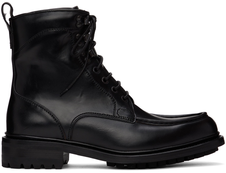 Photo: Brioni Black Leather Boots