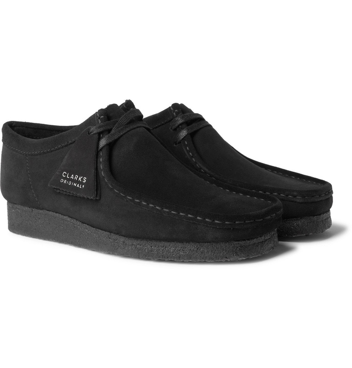 Photo: Clarks Originals - Wallabee Suede Desert Boots - Black