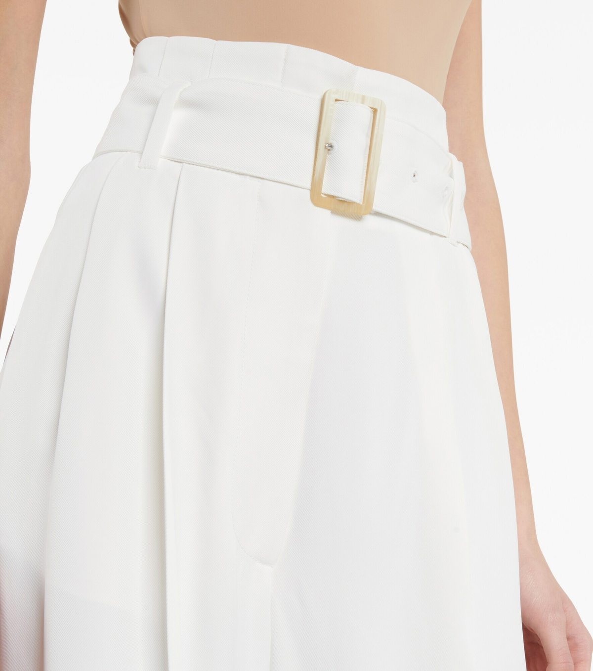 Golden Goose - Cleofe belted high-rise wide-leg pants