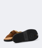 Maison Margiela Tabi suede mules