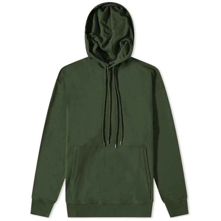 Photo: Dries Van Noten Men's Haxel Double Cord Popover Hoody in Green