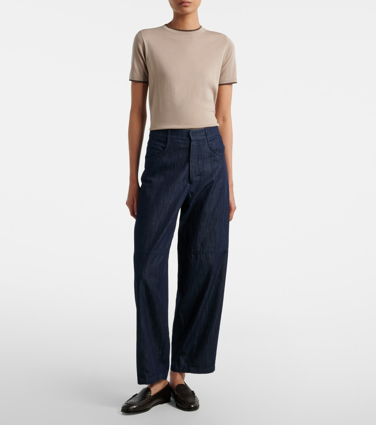 'S Max Mara Mid-rise barrel-leg jeans